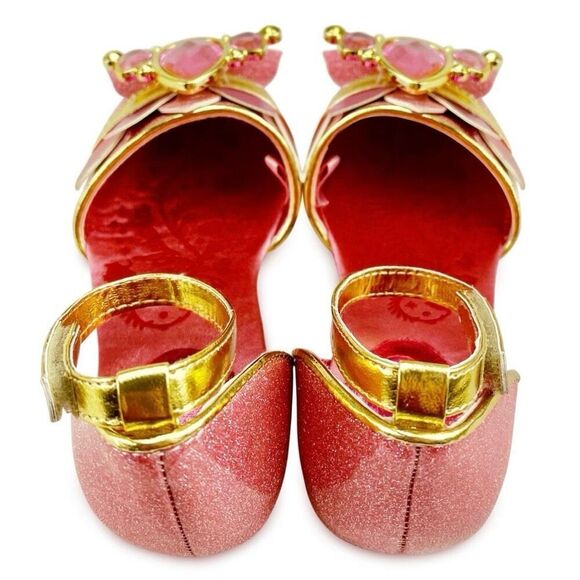 Aurora Costume Shoes Sleeping Beauty Princess Disney Store Size 13/1 Girls Kids - Picture 7 of 8